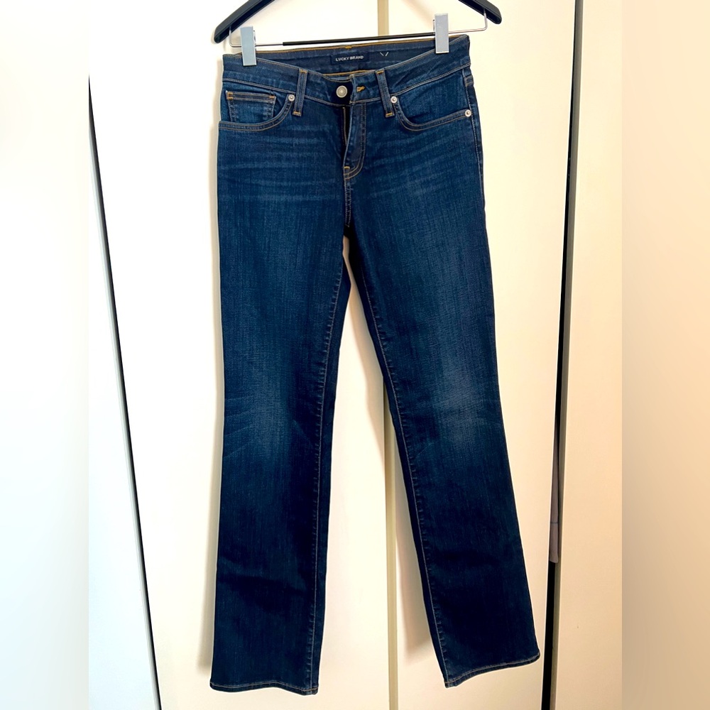 Lucky Brand Lolita Boot Jeans Dark Blue Low Rise 8/29L